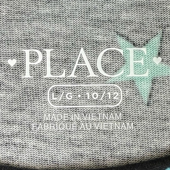 NWT THE CHILDREN'S PLACE‎ Girls' Black Long Sleeve Rainbow Icon Everyday Dress L - Picture 7 of 8